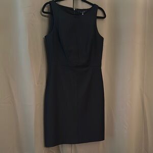 WHBM Black Sleeveless Sheath Dress